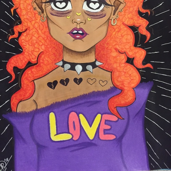 Heartbroken painting - Picture 2 of 2